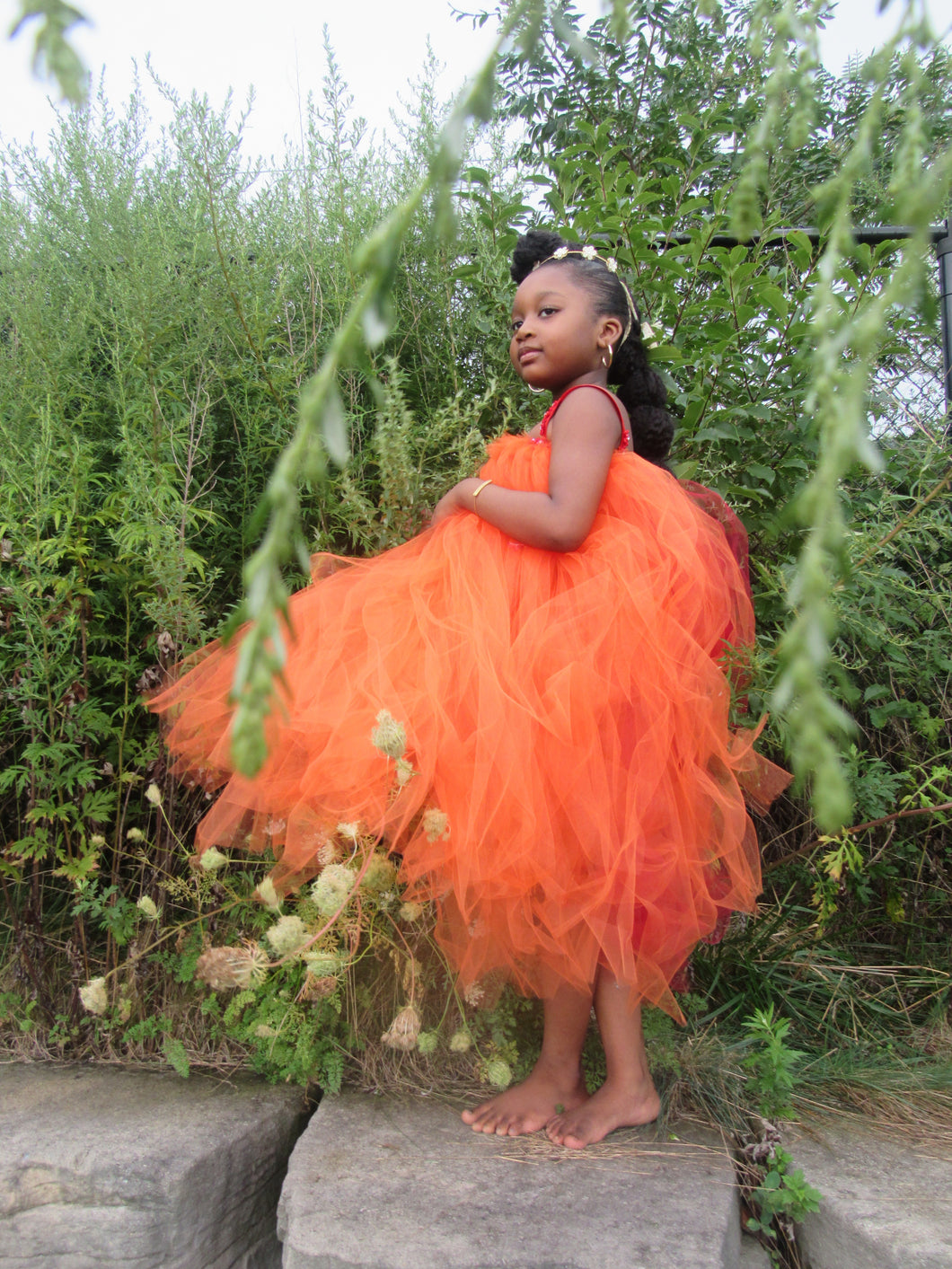 Ky’rin 7th Heaven Tutu Organza  Dress